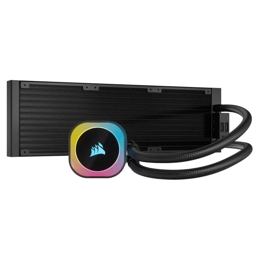 Corsair iCUE LINK H150i RGB Black All-in-one-nesteenjäähdytin Musta