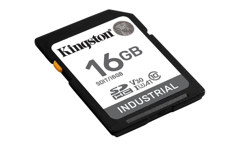 Kingston Kingston Technology Industrial 16 GB SDHC UHS-I Luokka 10