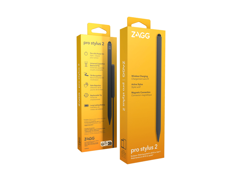 Zagg ZAGG Pro Stylus 2-Universal Stylus-Grey- Wirelessly charged