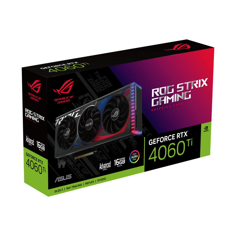 ASUS ROG Strix GeForce RTX 4060 Ti Avanced 16GB 16GB