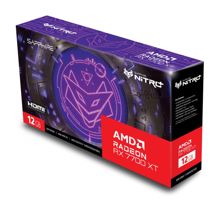 Sapphire Nitro+ AMD Radeon RX 7700 XT 12GB