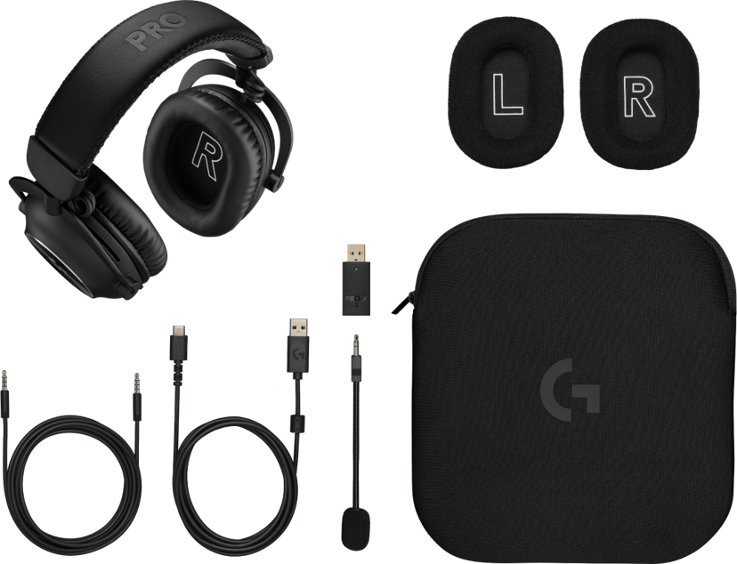 Logitech Pro X2 Lighspeed Wireless Gaming Headset Musta