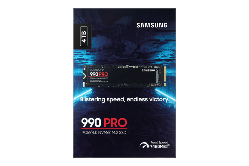 Samsung 990 PRO 4TB SSD M.2 PCIe 4.0