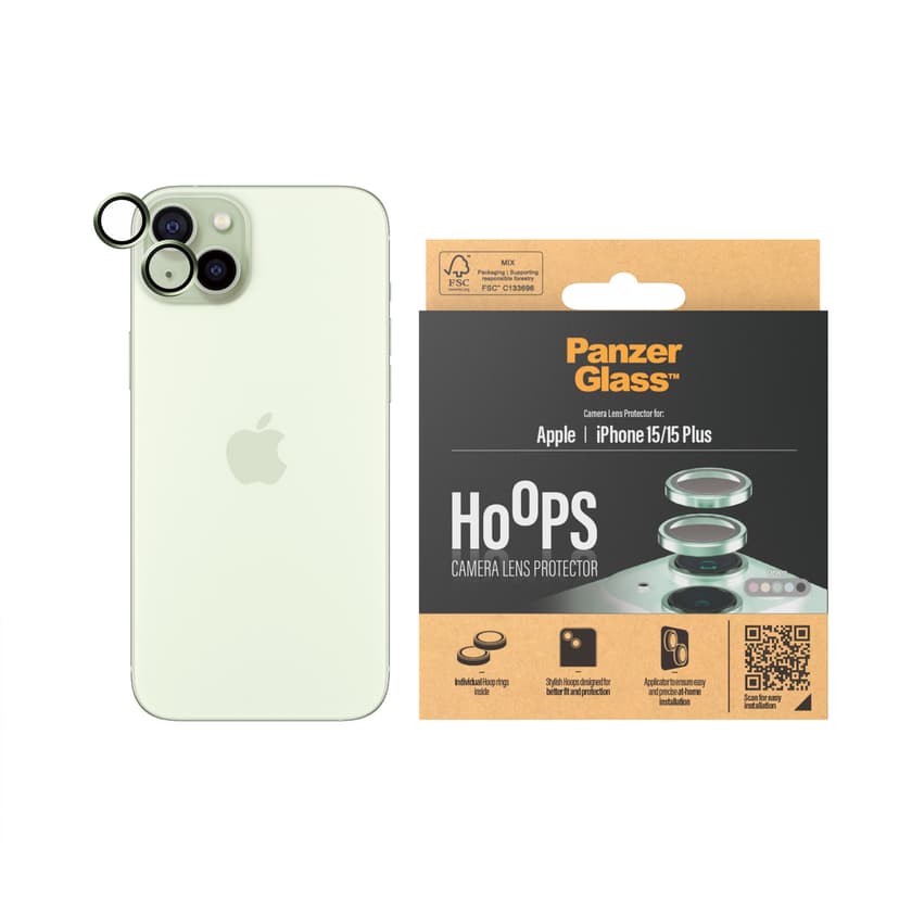Panzerglass Hoops Lens Protector iPhone 15/15 Plus Apple - iPhone 15,
Apple - iPhone 15 Plus