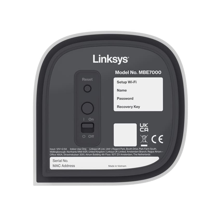 Linksys Velop Pro 7 WiFi 7 Mesh System 1-Pack
