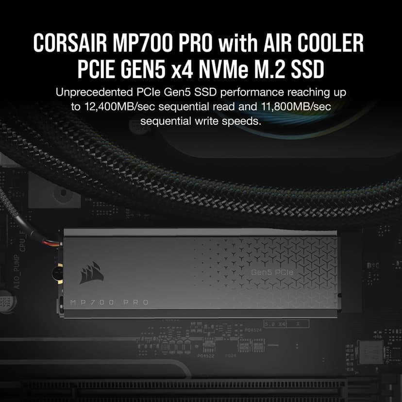 Corsair Force MP700 Pro Heatsink 1000GB M.2 PCI Express 5.0