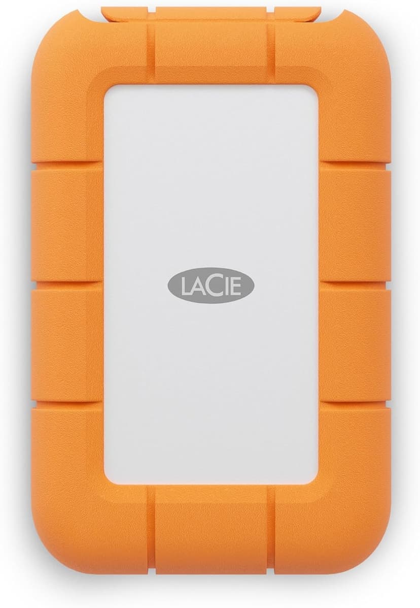 LaCie Mini Rugged SSD 2TB USB Type-C Harmaa, Oranssi