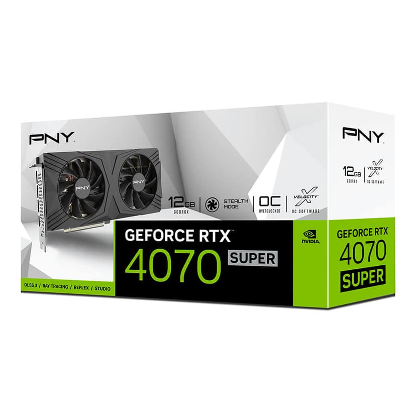 PNY GeForce RTX 4070 Super Verto Dual OC 12GB
