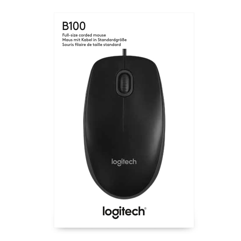Logitech B100 USB A-tyyppi 800dpi