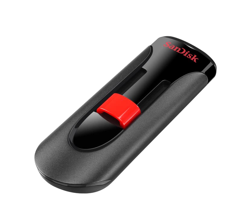 SanDisk Cruzer Glide 32GB USB A-tyyppi Musta, Punainen