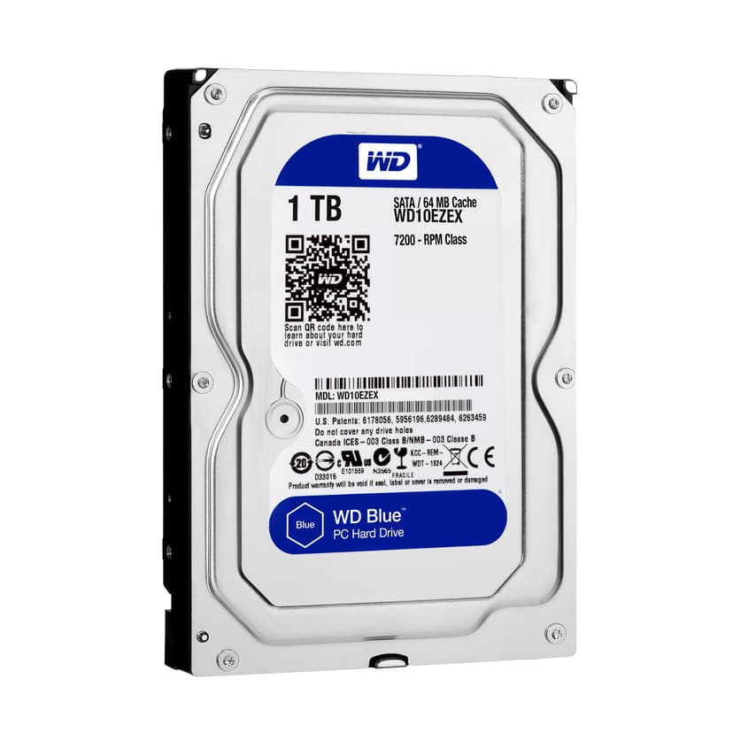 WD Blue WD10EZEX 1000GB 3.5" 7200r/min Serial ATA III HDD