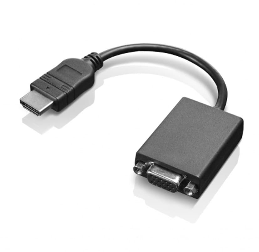 Lenovo Videoliitin 0.2m HDMI VGA Musta