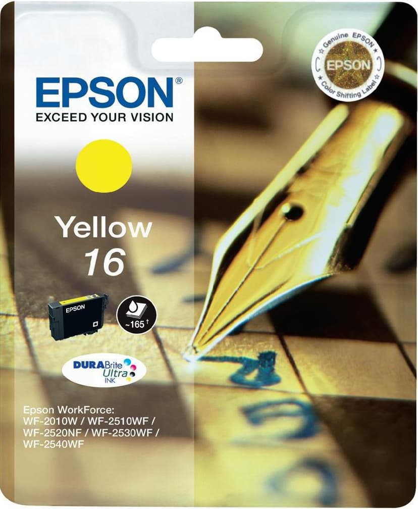 Epson Muste Keltainen T1624 - WF-2530WF