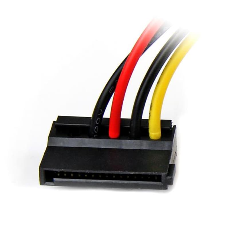 Startech .com 6in 4 Pin LP4 to Left Angle SATA Power Cable Adapter