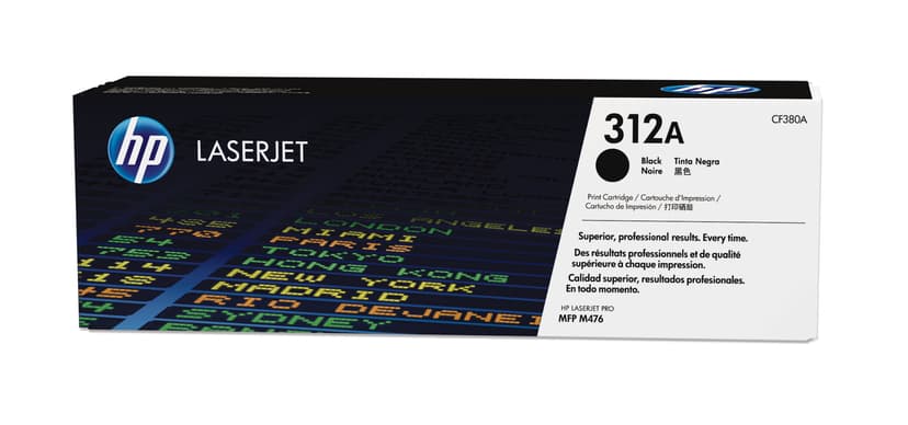 HP Värikasetti Musta 312A 2.4K - CF380A #KÖP