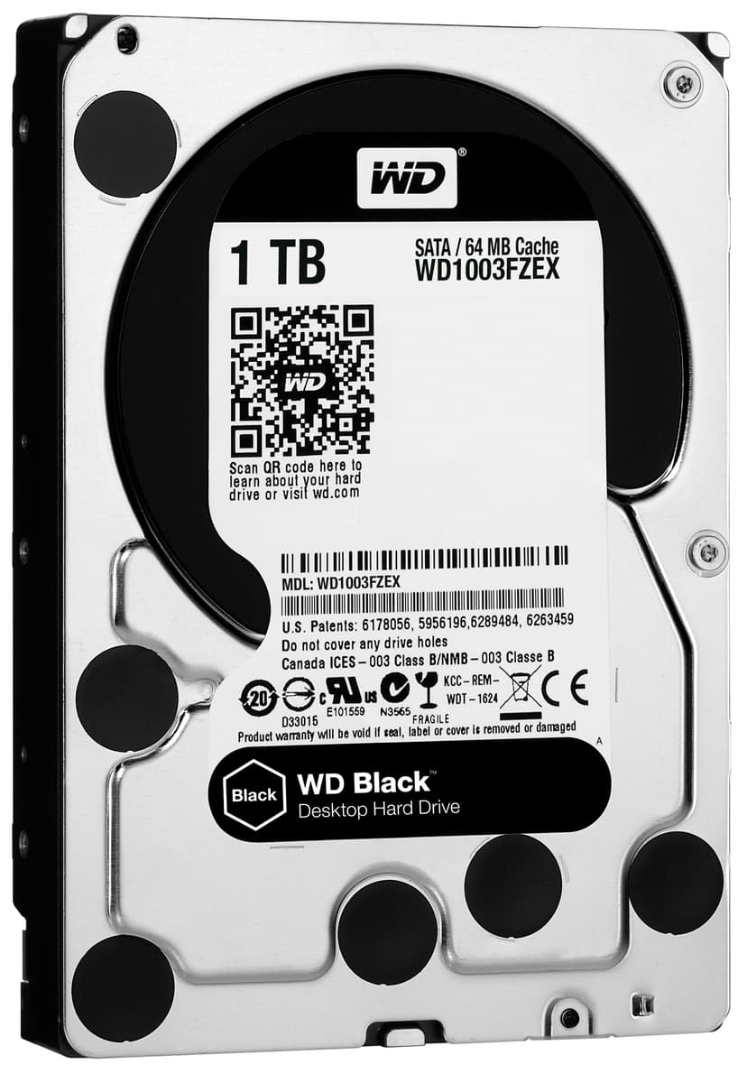 WD BLACK 1TB 3.5" 7200r/min SATA 6.0 Gbit/s HDD