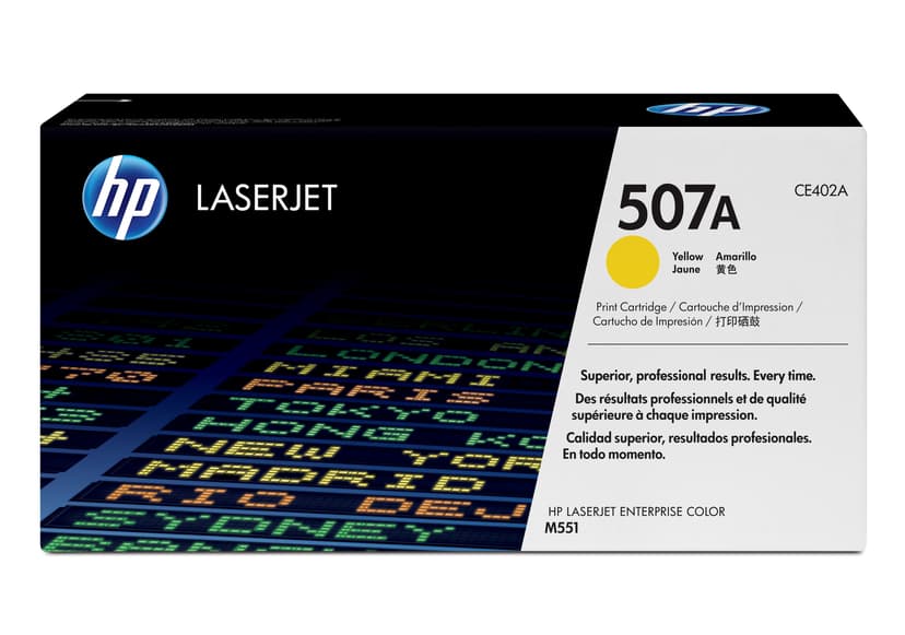 HP Värikasetti Keltainen 507A 6K - CE402A  #Köp