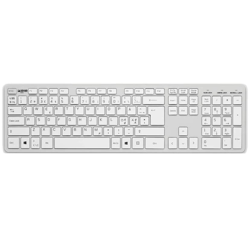 Matting Jobmate Slim Kabling Nordisk Tastatur