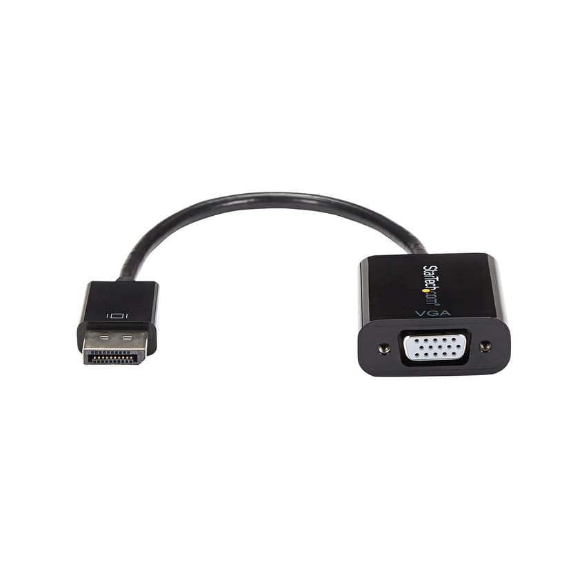 Startech DisplayPort 1.2 to VGA Adapter Converter 0.1m DisplayPort VGA (D-Sub) Musta