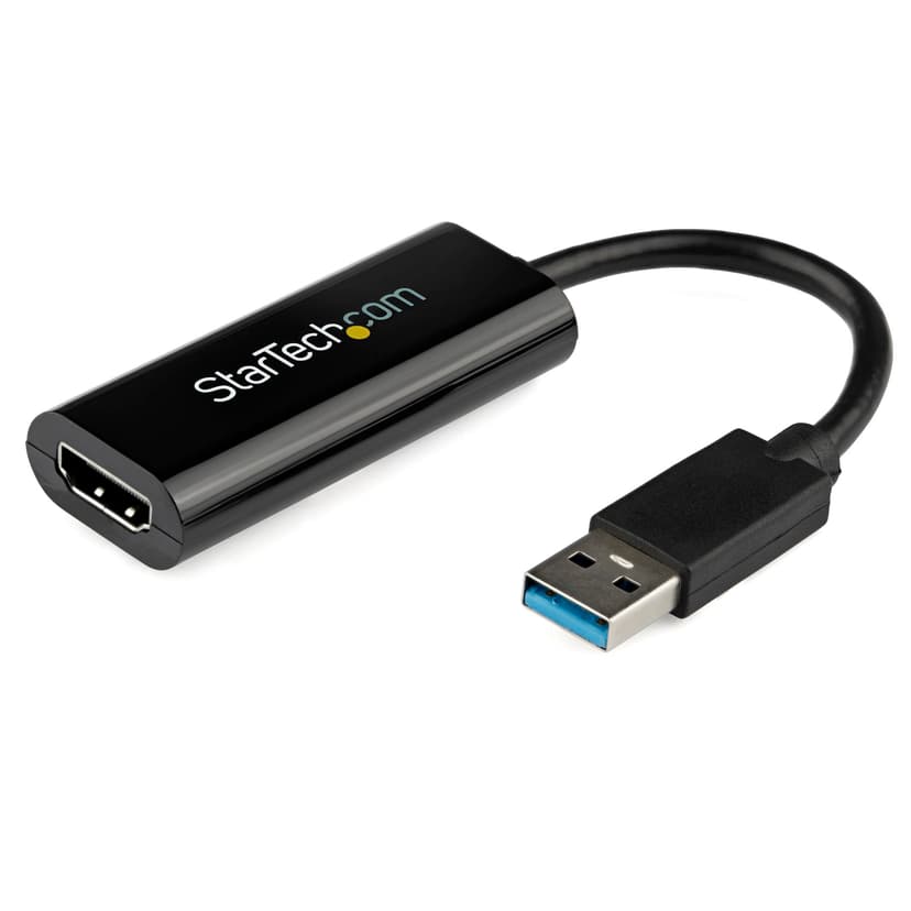 Startech .com USB 3.0 to HDMI Adapter, 1080p (1920x1200), Slim/Compact USB to HDMI Display Adapter Converter for Monitor, USB Type-A External Video & Graphics Card, Black, Windows Only