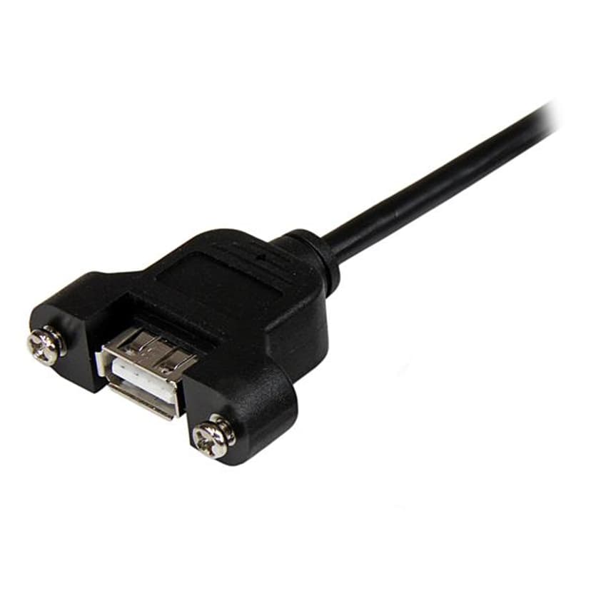 Startech .com 3 ft Panel Mount USB Cable A to A F/M