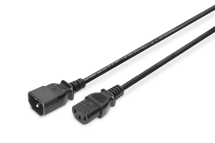 Digitus Power Cable C13 - C13 5m Black 5m IEC C14 IEC C13 Musta