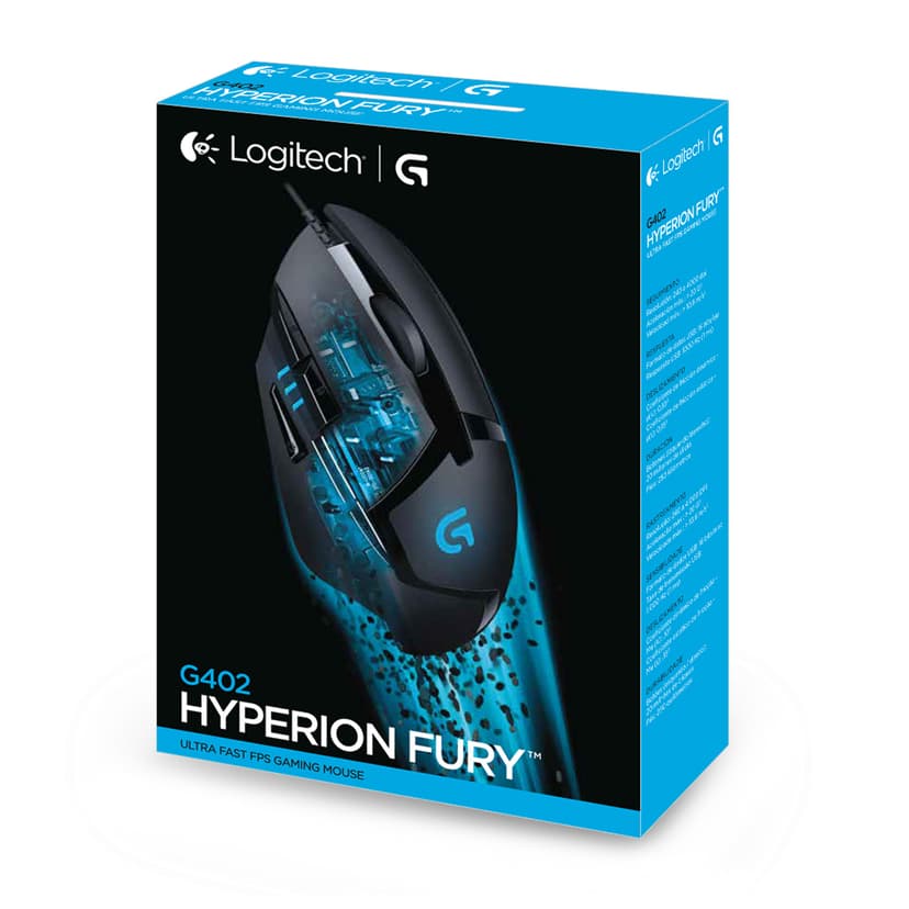 Logitech Hyperion Fury G402 USB A-tyyppi 4000dpi