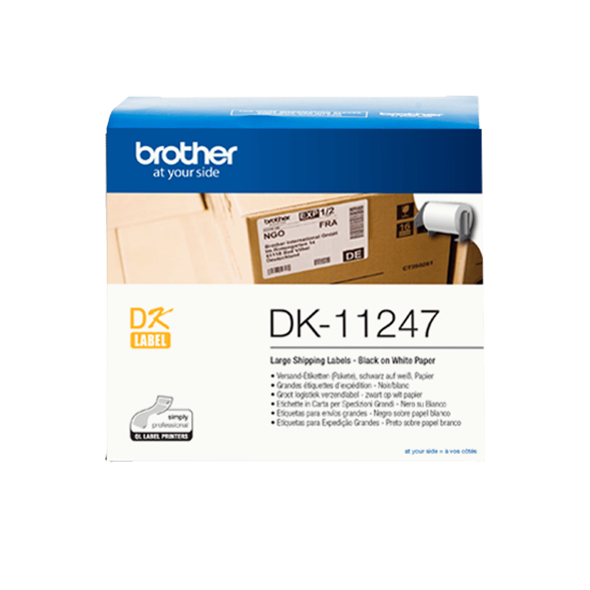 Brother Labels Adress DK-11247 103x164mm 180pcs White