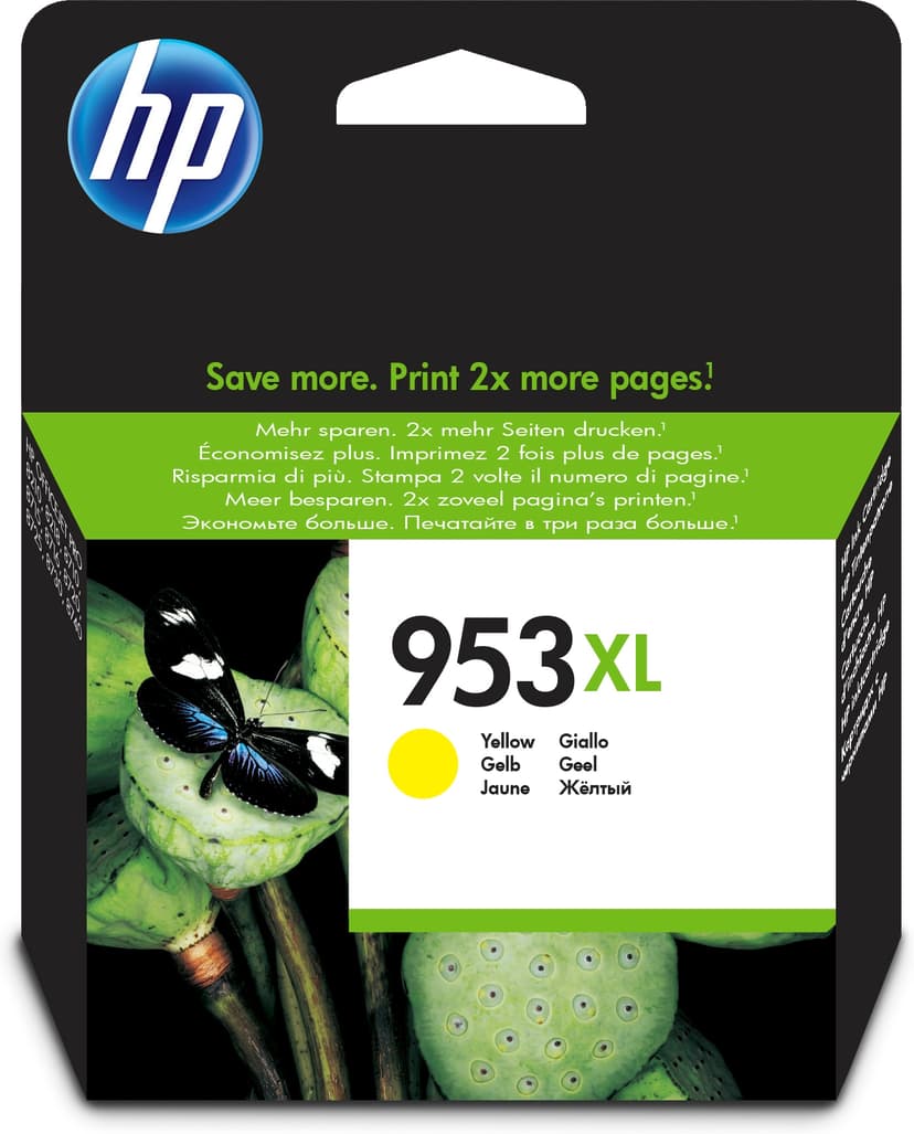 HP Muste Keltainen 953XL - OfficeJet Pro 8710/8720/8730/8740