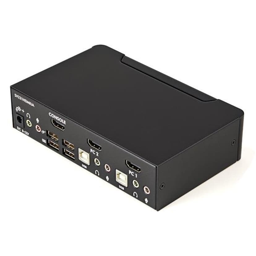 Startech 2 Port USB HDMI KVM Switch with Audio and USB 2.0 Hub