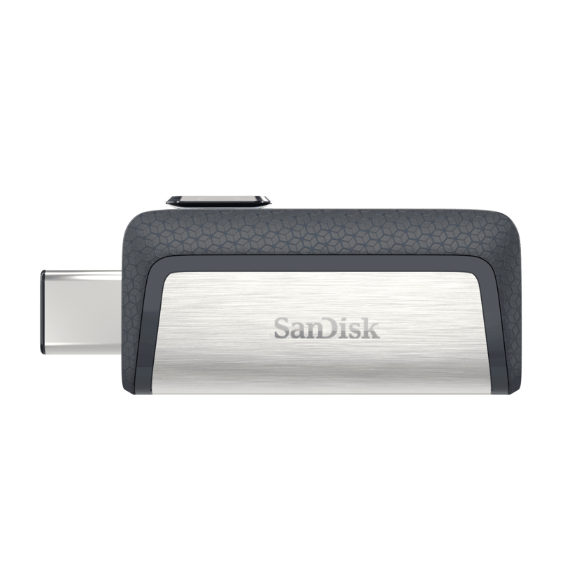 SanDisk Ultra Dual 256GB USB Type-A / USB Type-C Harmaa, Hopea