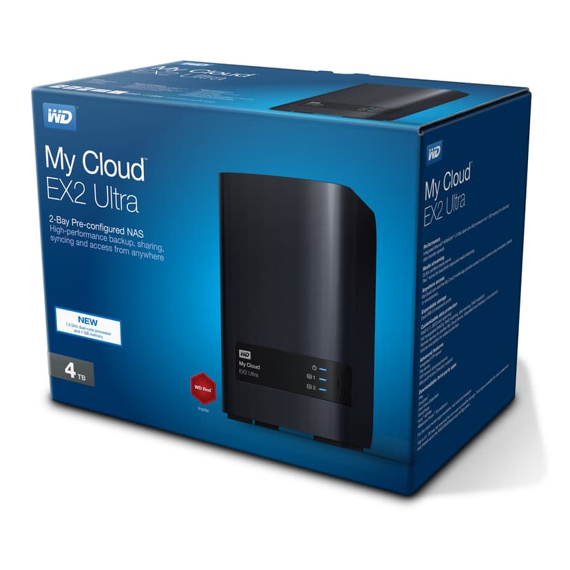 WD My Cloud EX2 Ultra 4TB 2Bay NAS