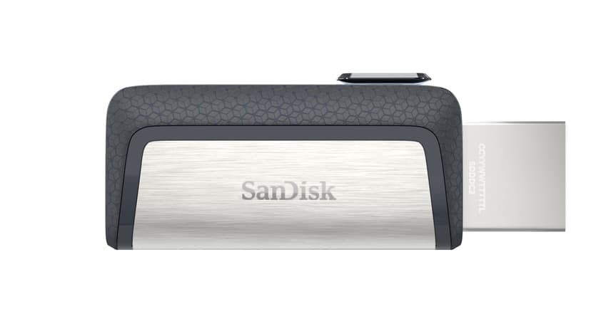SanDisk Ultra Dual 64GB USB Type-A / USB Type-C Musta, Hopea