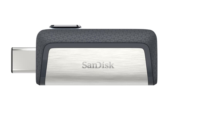 SanDisk Ultra Dual 64GB USB Type-A / USB Type-C Musta, Hopea