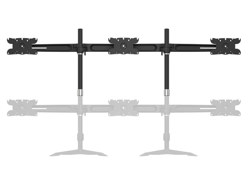 Multibrackets M VESA Pöytään kiinnitettävä Triple Stand laajennussarja