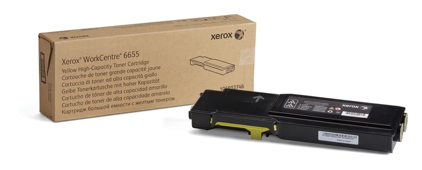 Xerox Värikasetti Keltainen HC 7k - WC 6655