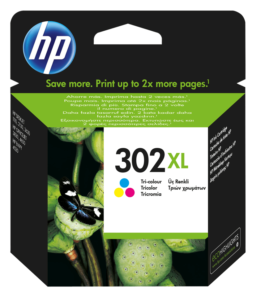 HP Muste Väri No.302XL - DJ1110