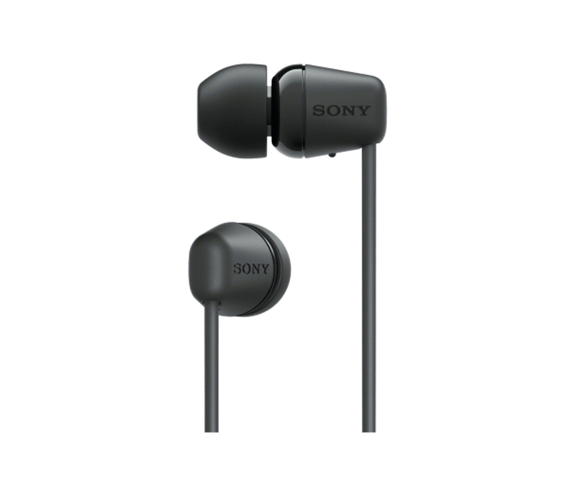 Sony Langattomat WI-C100-nappikuulokkeet Musta