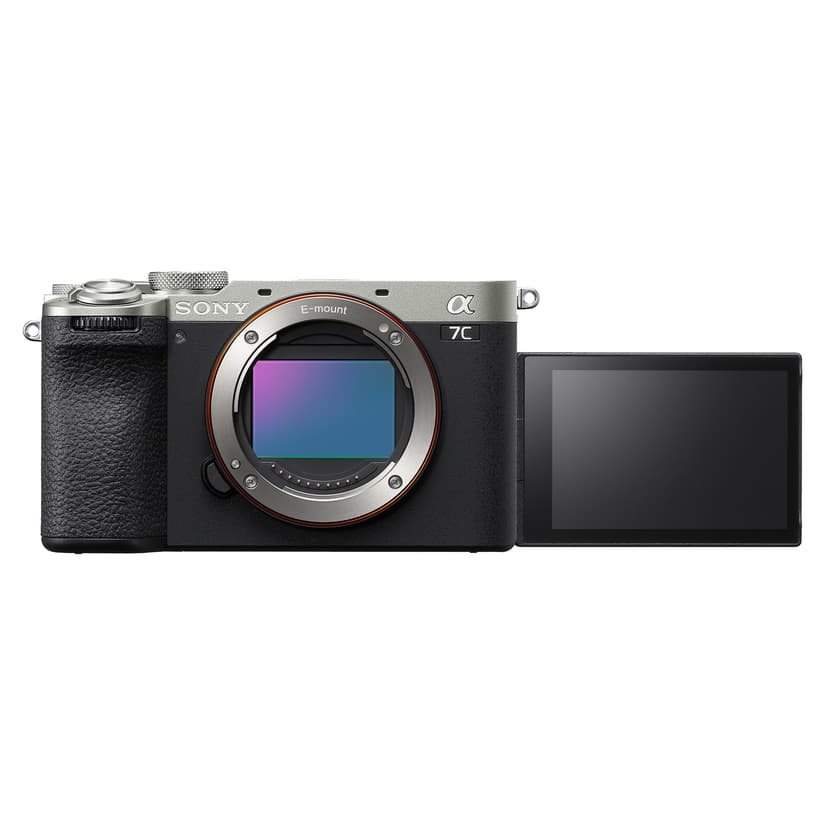 Sony Sony α 7C II MILC-runko 33 MP Exmor R CMOS 7008 x 4672 pikseliä musta, Hopea