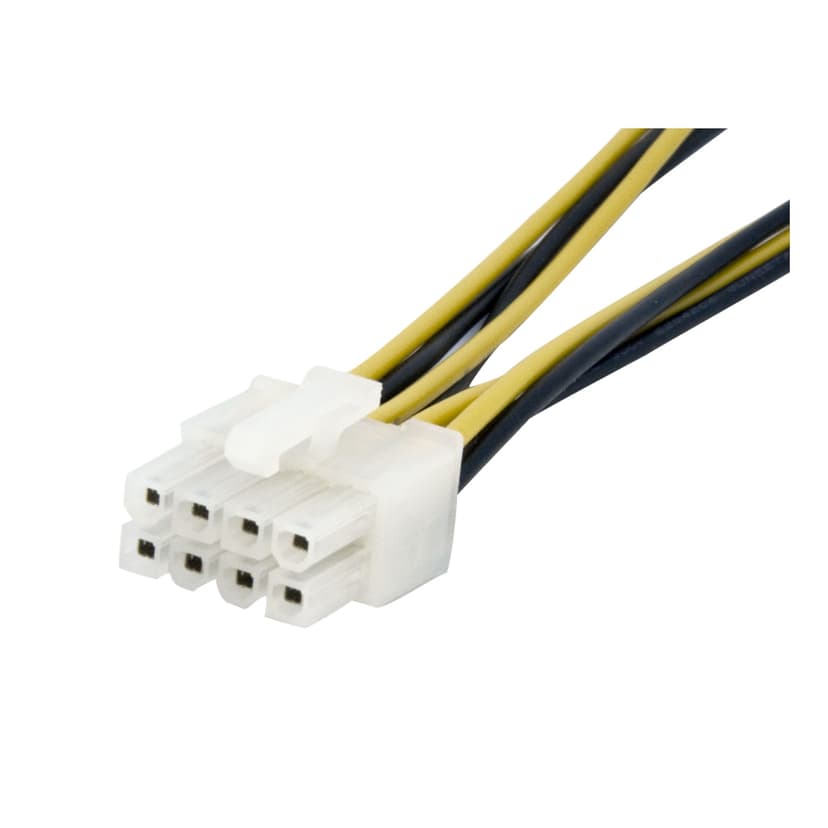 Startech .com 6 Inch 4 Pin to 8 Pin EPS Power Adapter with LP4