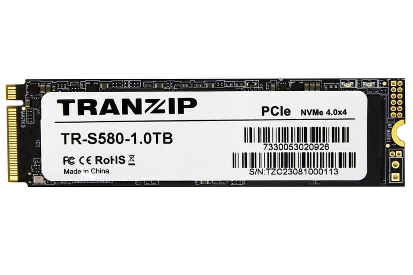 Tranzip Tranzip SSD-S380-BQ-PS5# SSD-massamuisti M.2 1 TB PCI Express 4.0 NVMe 1000GB M.2 PCI Express 4.0