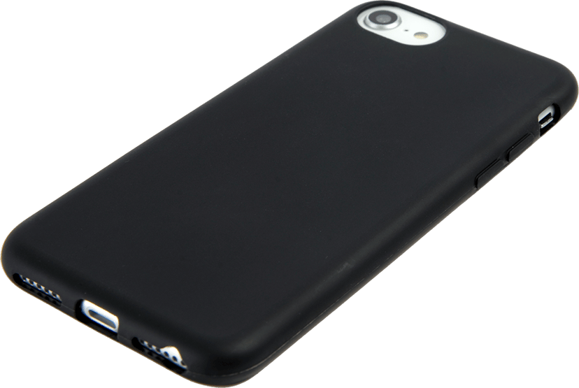 Cirafon Silicone Case iPhone 7/8/SE (2020)/SE (2022) Musta