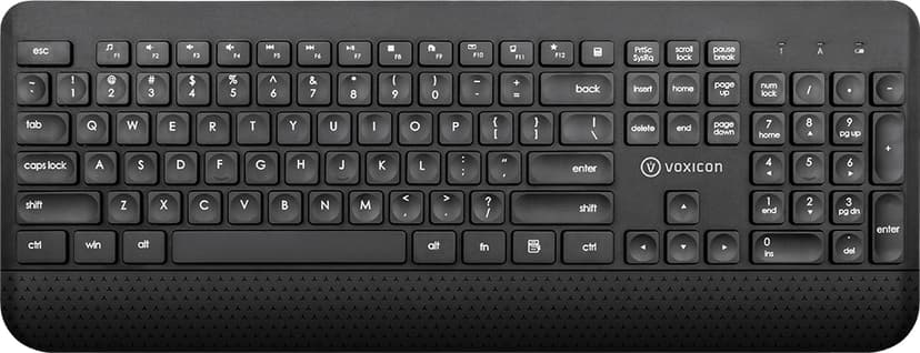 Voxicon Wireless Keyboard K60 Pohjoismainen
