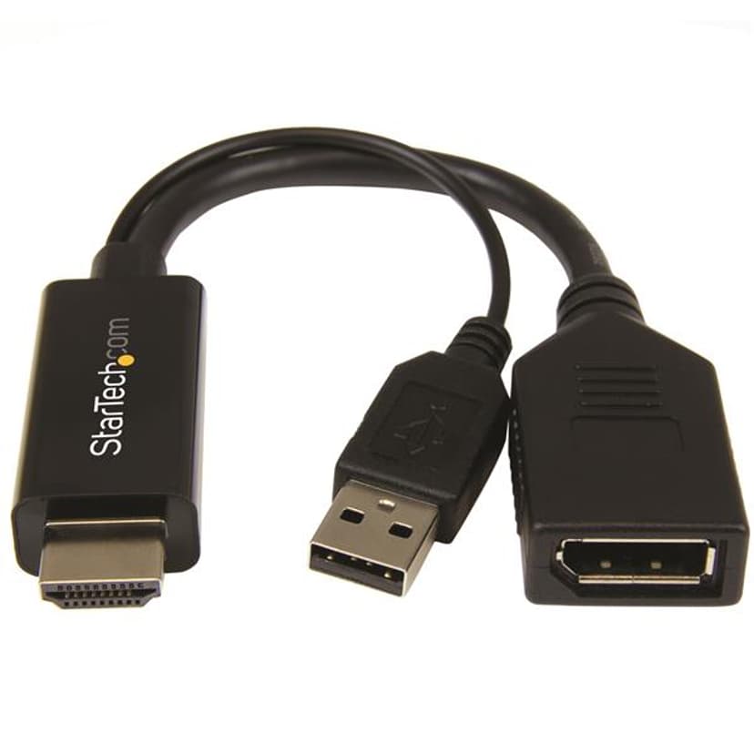 Remmen Onderling verbinden Ruim Startech HDMI to DisplayPort Converter Zwart (HD2DP) | Dustin.nl