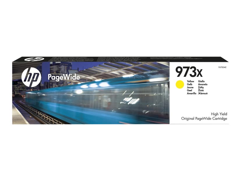 HP Muste Keltainen No.973X 7K - PageWide