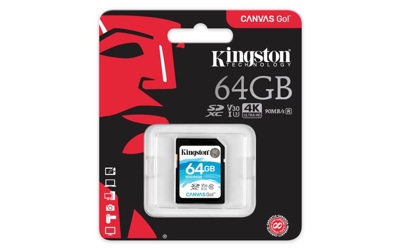 Kingston Canvas Go! 64GB SDXC UHS-I