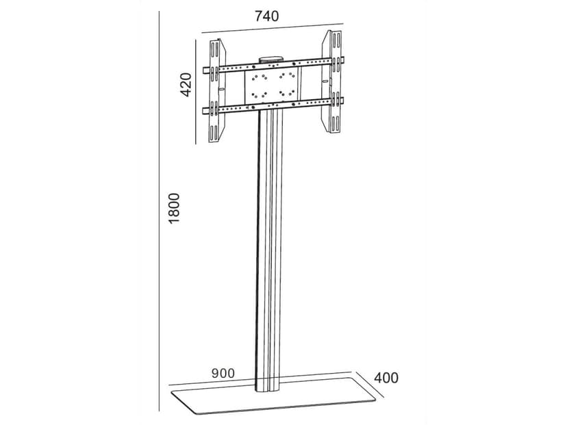 Multibrackets M Display Stand 180 Single