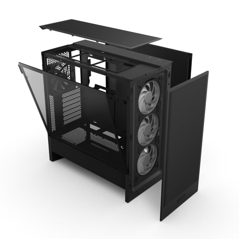 NZXT H5 Flow RGB (2024) (CCH52FBR1) Dustin.no