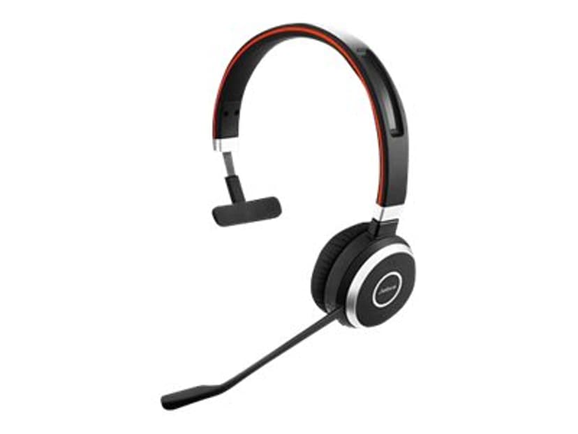 Jabra Evolve 65 UC Headset USB-A via Bluetooth-adapter Mono Svart