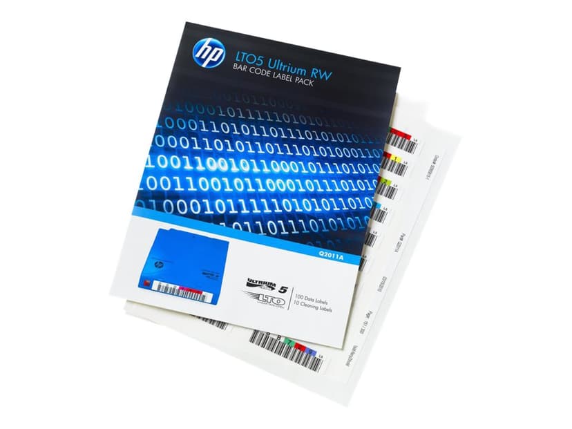 HPE LTO-5 Ultrium RW Bar Code Label Pack